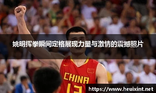 姚明挥拳瞬间定格展现力量与激情的震撼照片
